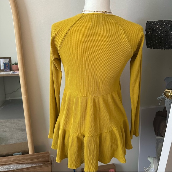 Anthropologie Maeve Samina Waffle Blouse Tiered XS - Picture 5 of 6